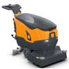 Side profile of TASKI ULTIMAXX 900 RB45 showing compact design and cylindrical brush cleaning system