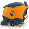 Side profile of the TASKI ULTIMAXX 1900 RB55 showing compact design and cylindrical brush deck.