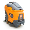TASKI swingo XP-R rear view showing compact ride-on design and maneuverability