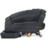 Side view of the NSS Wrangler 2730 DB commercial ride-on auto scrubber for warehouses, schools, and industrial facilities.