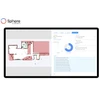 KEMARO Sphere cloud dashboard showing live map, cleaning zones, scheduled cleaning, robot status, and maintenance alerts