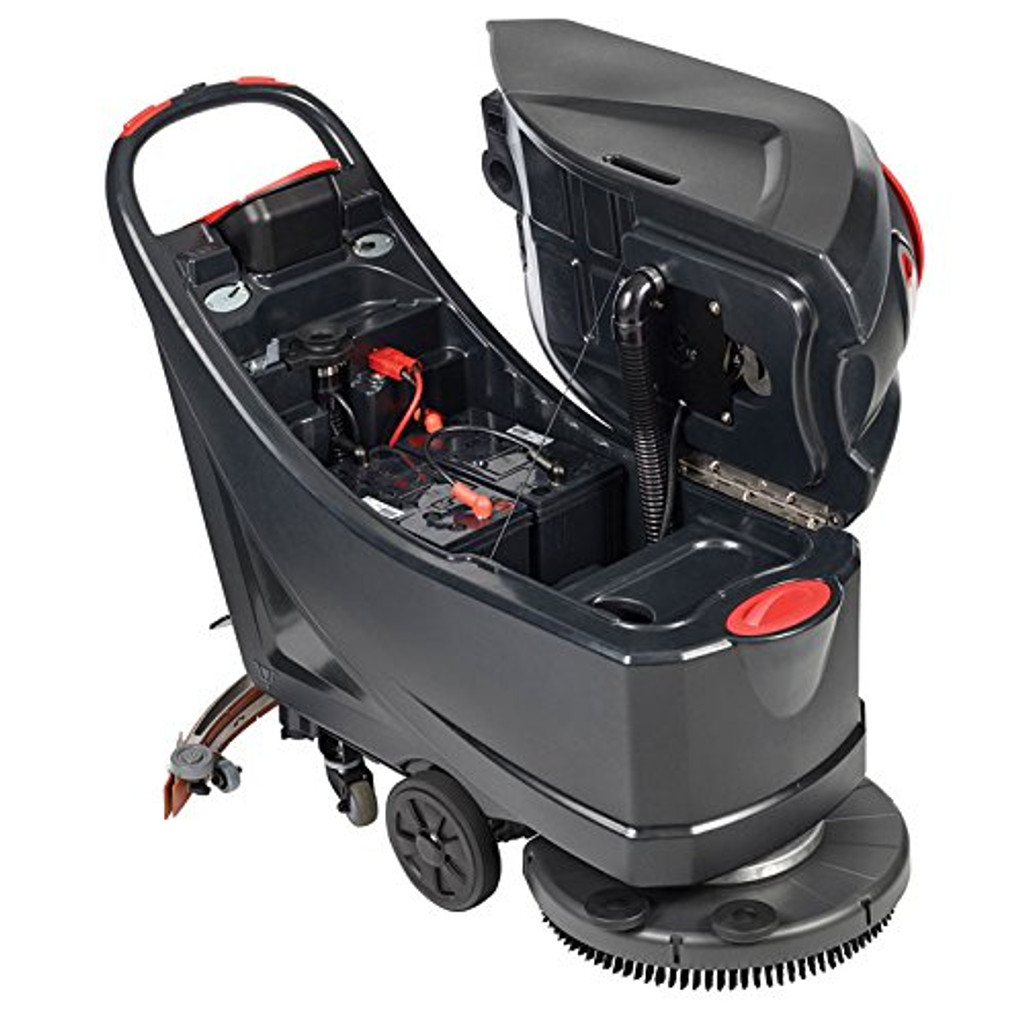  Viper Cleaning Equipment 56384810 AS5160 Walk Behind Automatic Scrubber with Pad-Assist Drive,105 A/H Wet Batteries, 10 Amp Charger