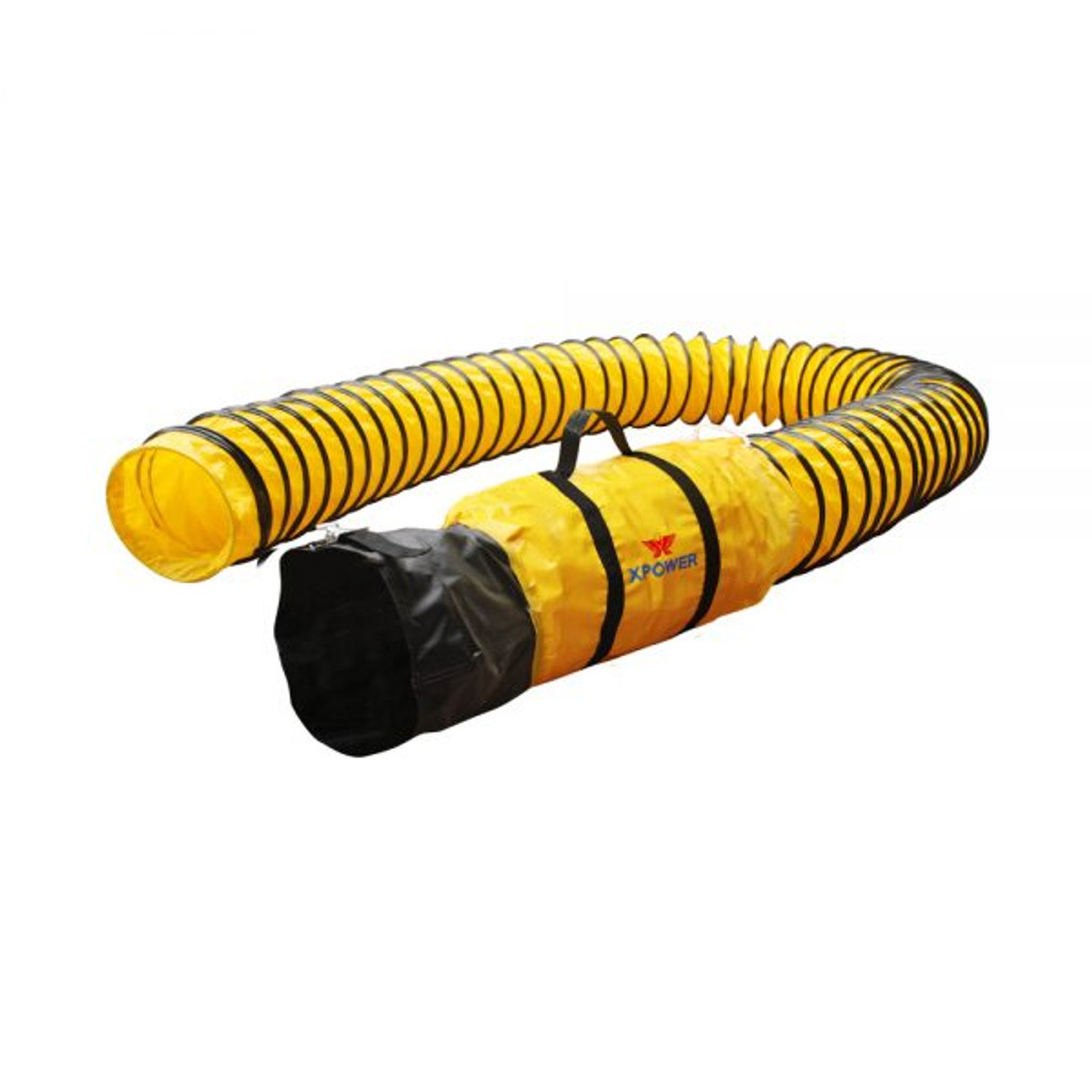 XPOWER 8DH25 - 25 Ft. Ducting Hose 8 Inch. Diameter