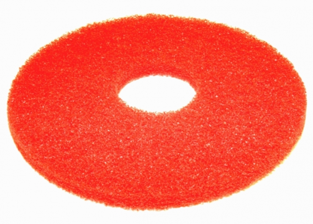 13" Red Round Floor Pads - Box of 5 (ETCJA13REDBX5)