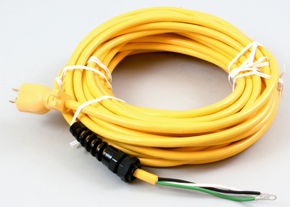 Tennant 1071239 - Aftermarket Power Cord, 16/3 50' Yellow W/ part image