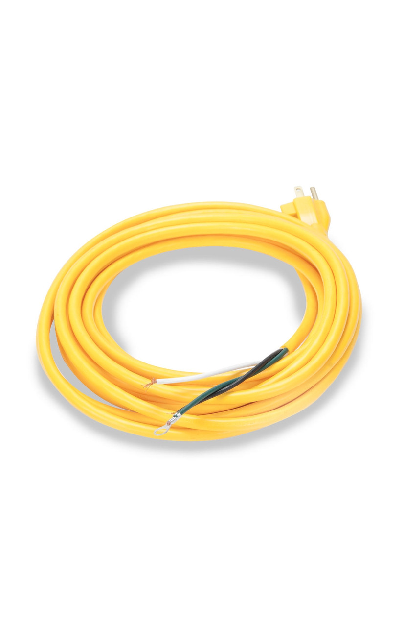 Heavy Duty Power Cord 16/3 Yellow 25' 600V