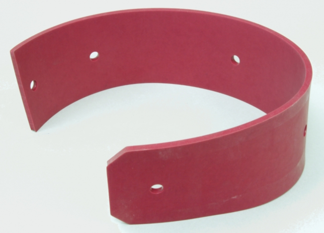 Factory Cat 2501245L - Aftermarket Curtain,Wiper,Red, 3/16 part image