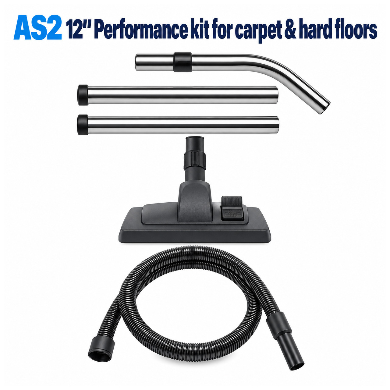  AS2 standard vacuum kit with combination carpet and hard floor tool