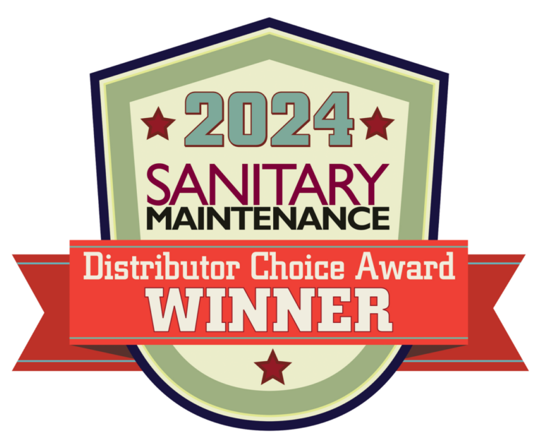 RBV 150NXH Latitude backpack vacuum recognized as a 2024 Sanitary Maintenance Distributor Choice Award winner for performance and innovation.