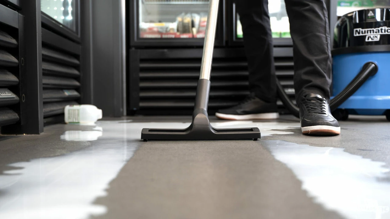 Floor tool attachment for Numatic WVB 370NX wet and dry cordless vacuum