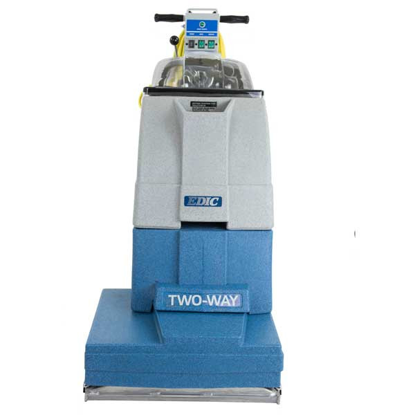 EDIC Supernova two-way self-contained carpet extractor front view with 19-inch cleaning path