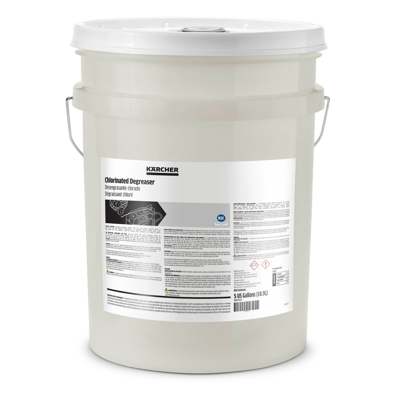 5 Gal Chlorinated Degreaser Karcher 9.803-712.0 product image