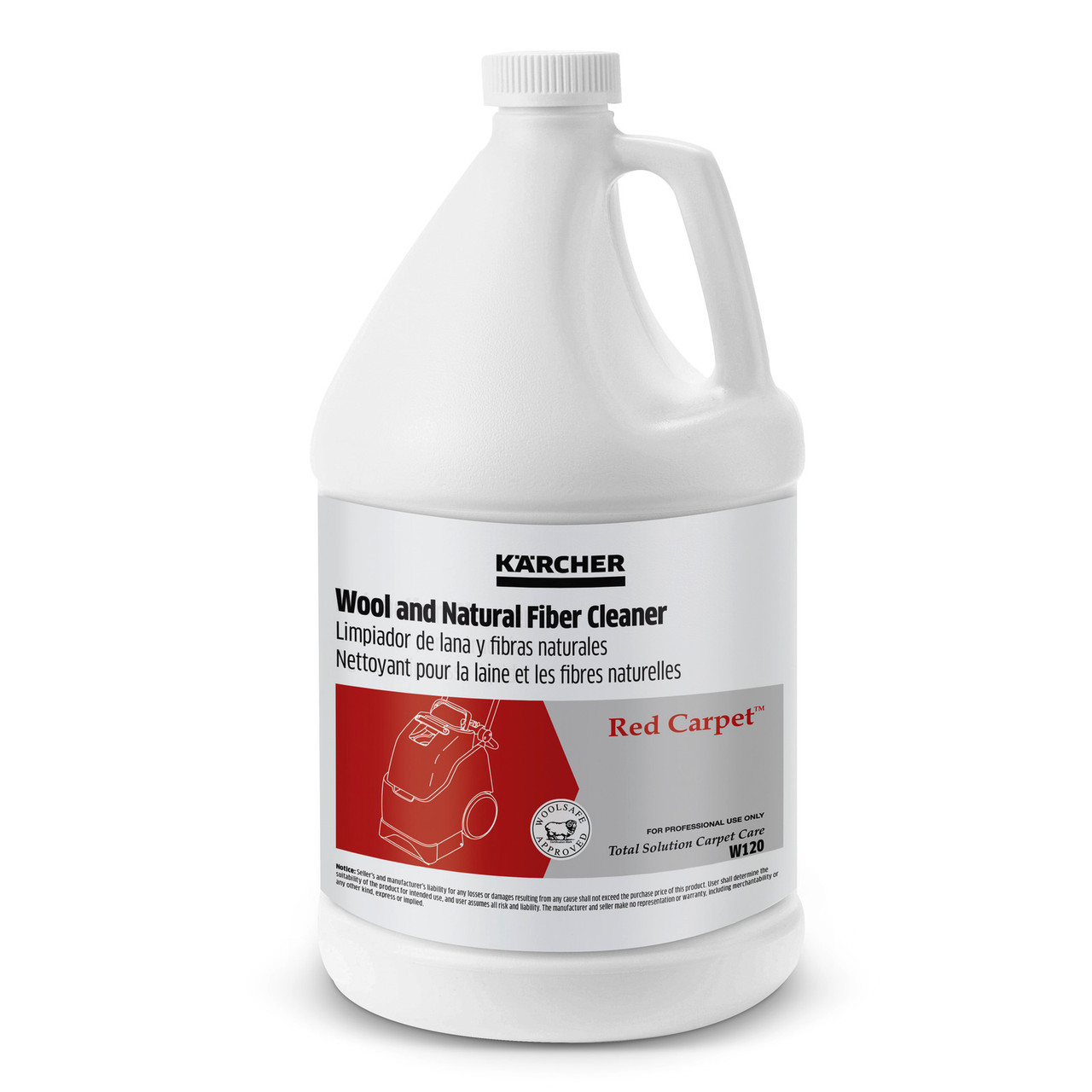 4 x 1 Gal Red Carpet Wool & Natural Fiber Cleaner Karcher 8.695-211.0 product image