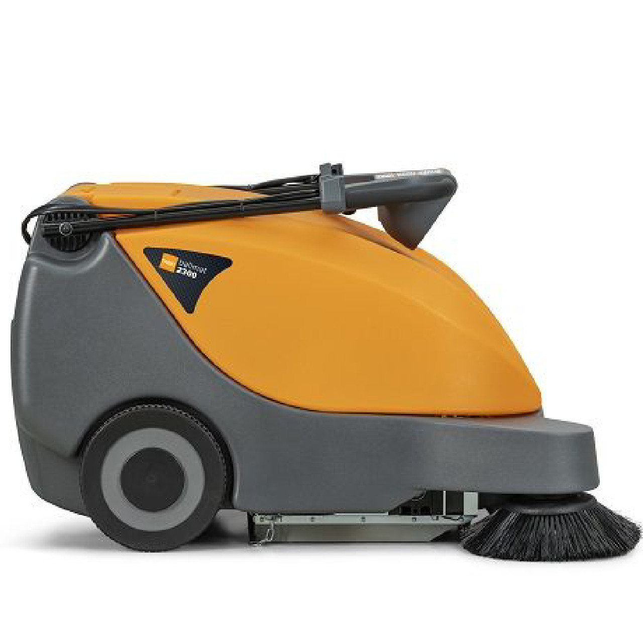 TASKI balimat 2300 sweeper with foldable handle for compact storage