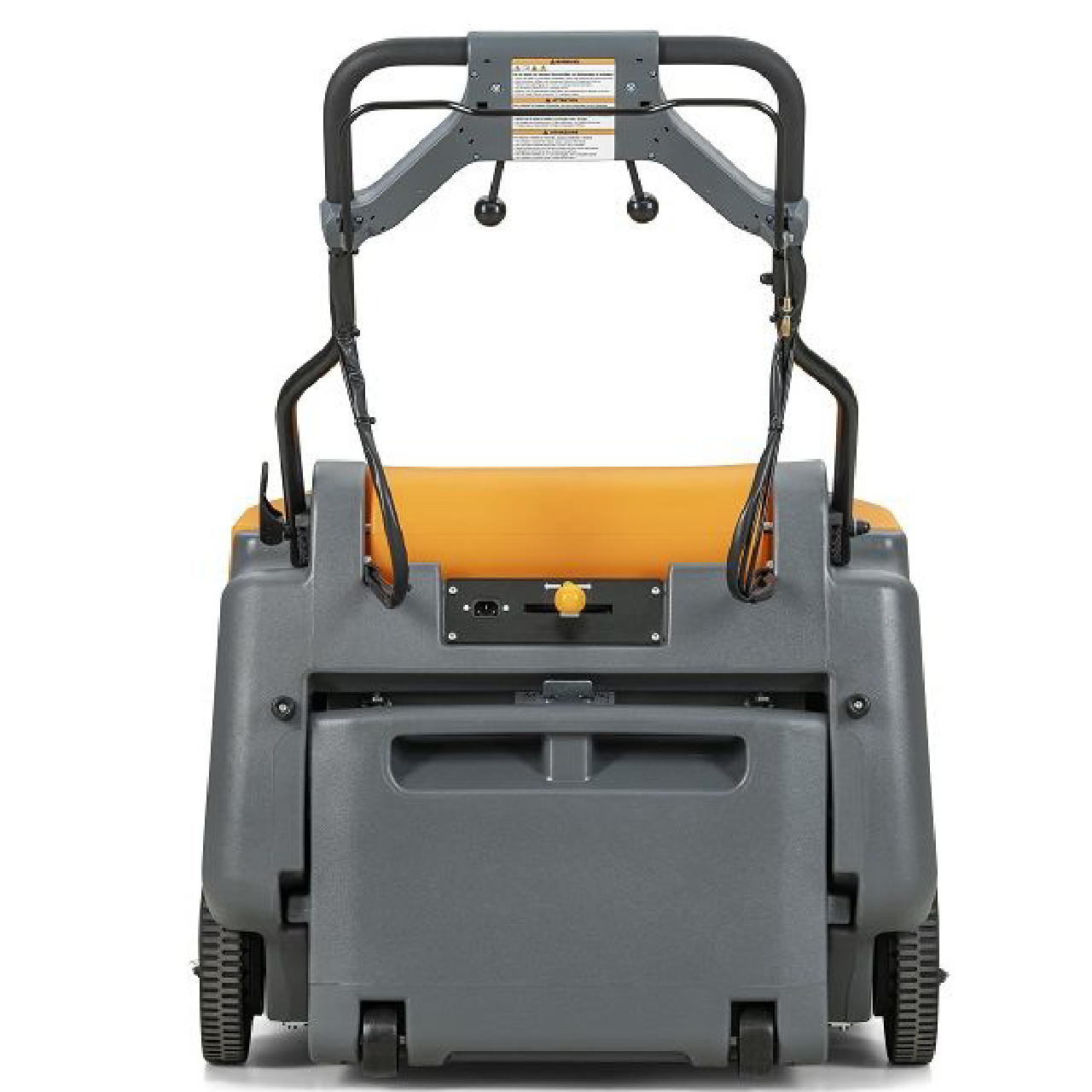 Rear handle design of TASKI Balimat 3300 for easy maneuverability and operator control
