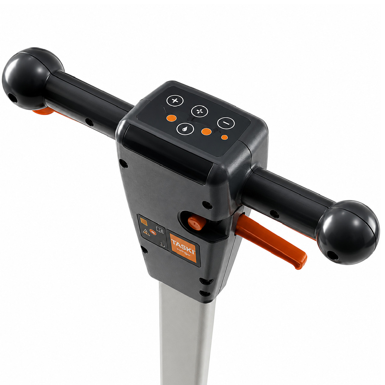 TASKI ULTIMAXX 360 handle controls with user interface and operation buttons
