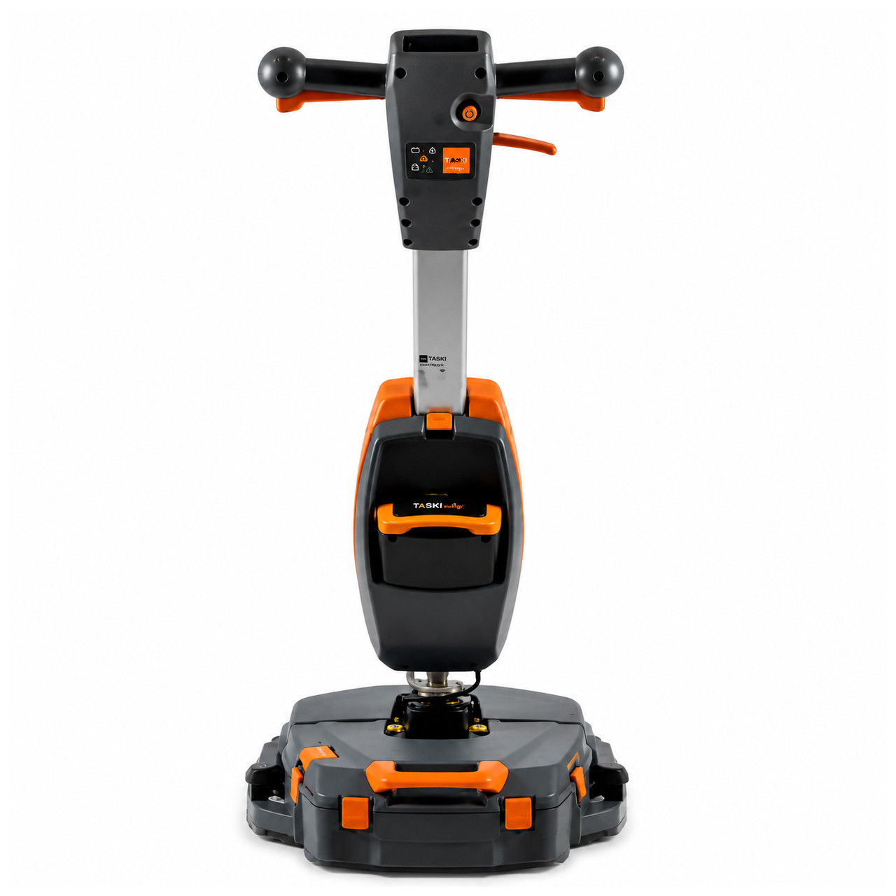 TASKI ULTIMAXX 360 rear view showing recovery tank and compact body