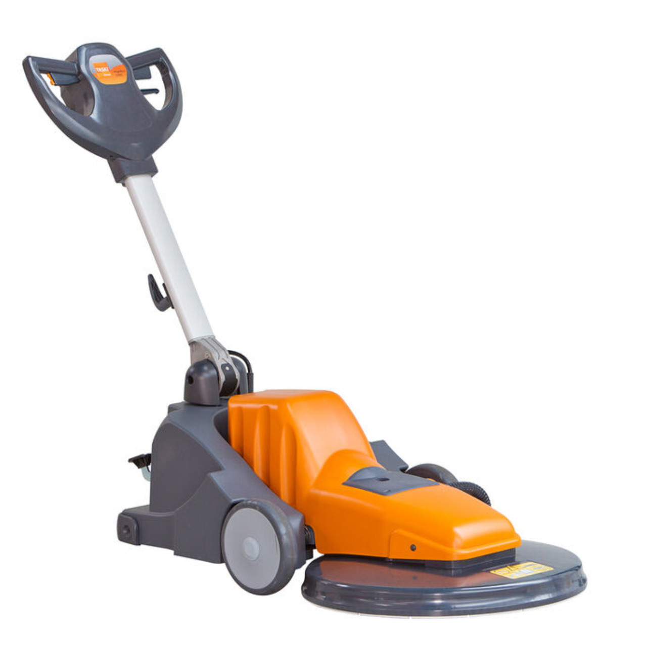 TASKI ergodisc 2000 ultra high-speed commercial floor burnisher front angle view with 20 inch burnishing deck and ergonomic handle 