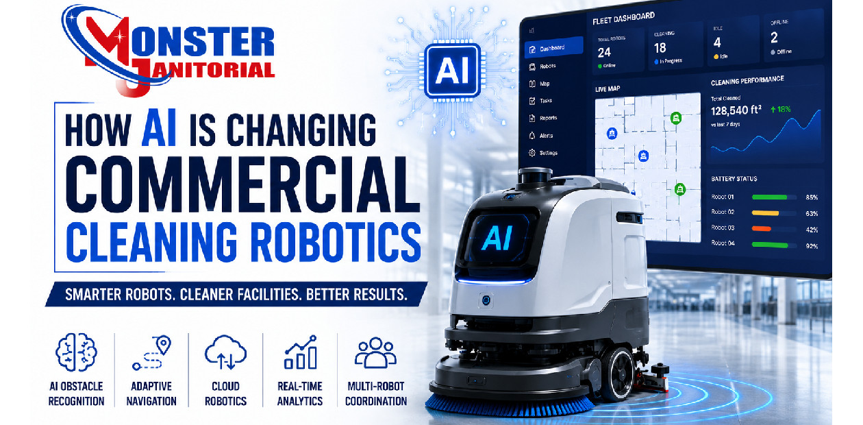 How AI Is Changing Commercial Cleaning Robotics 