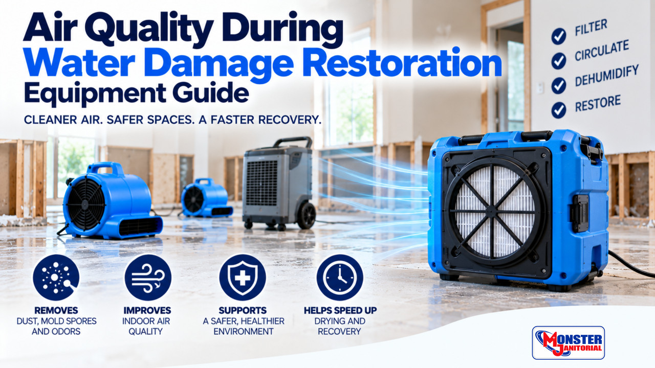Air Quality During Water Damage Restoration | Equipment Guide