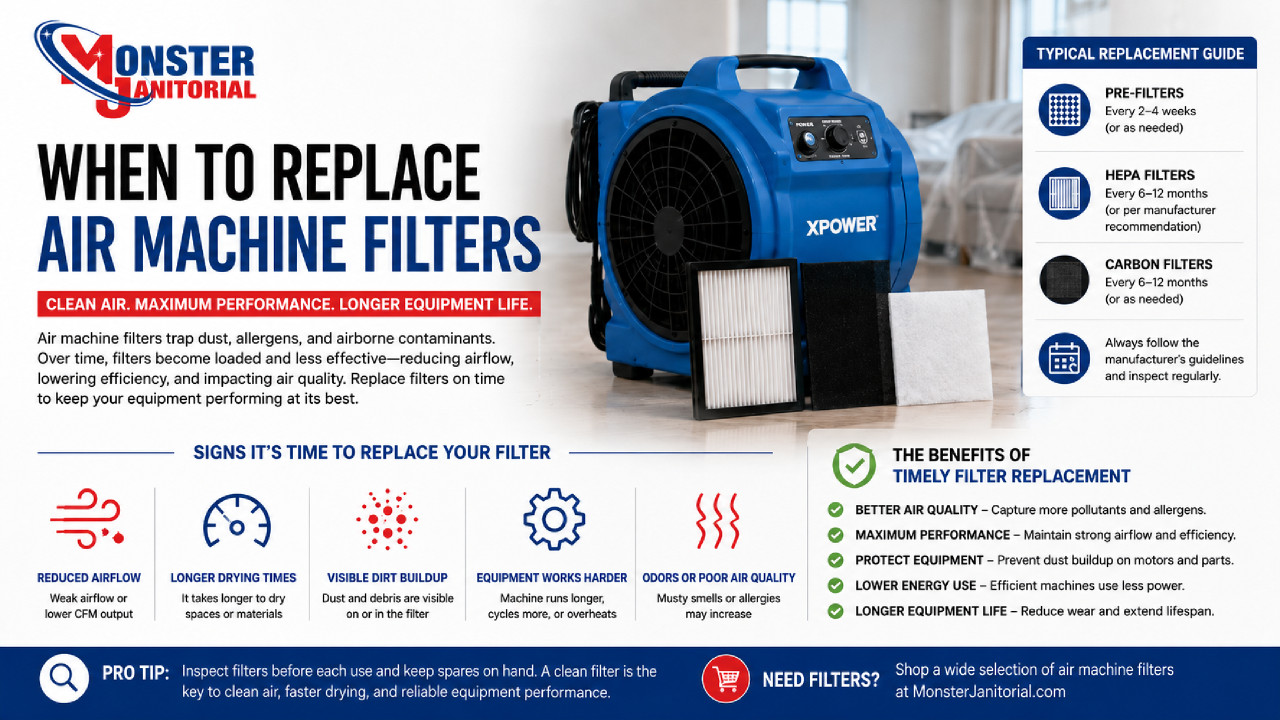 When to Replace Air Scrubber Filters | HEPA & Carbon Guide