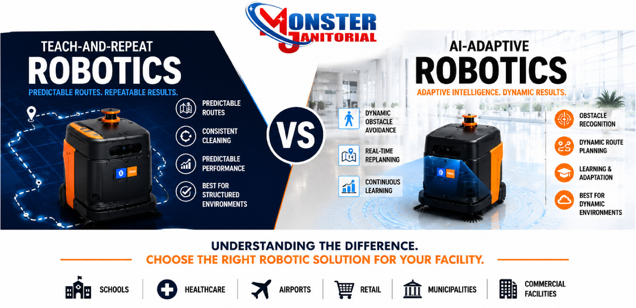 Teach-and-Repeat Robotics vs AI-Adaptive Robotics