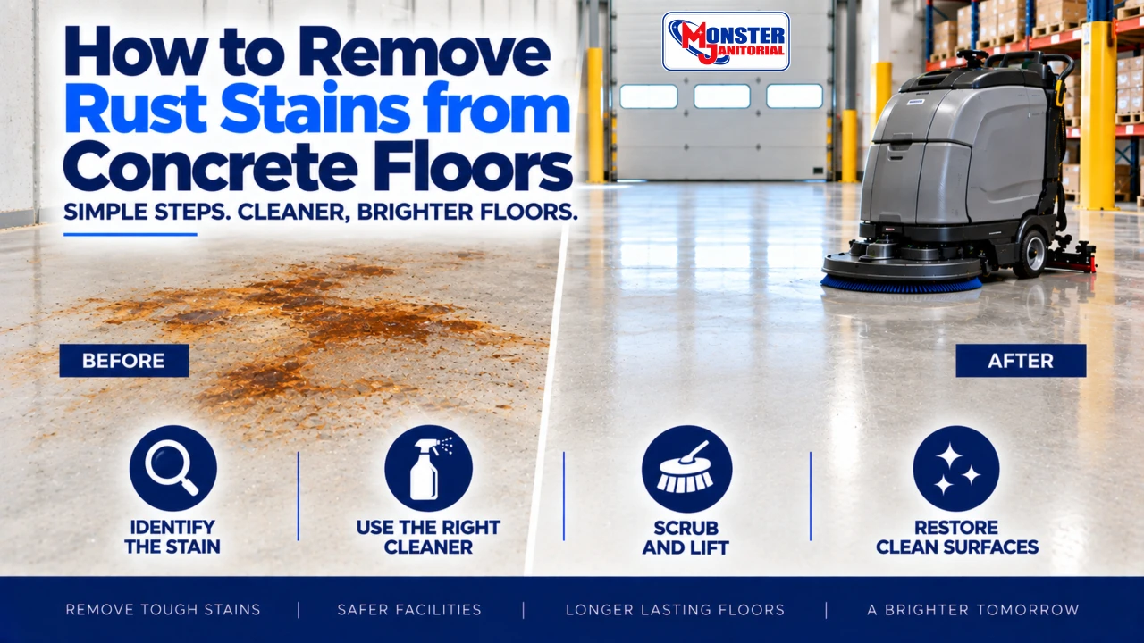 How to Remove Rust Stains from Concrete Floors