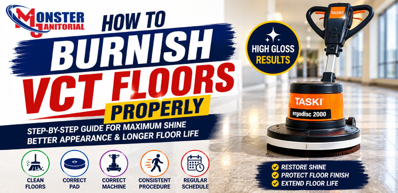 How to Burnish VCT Floors Properly
