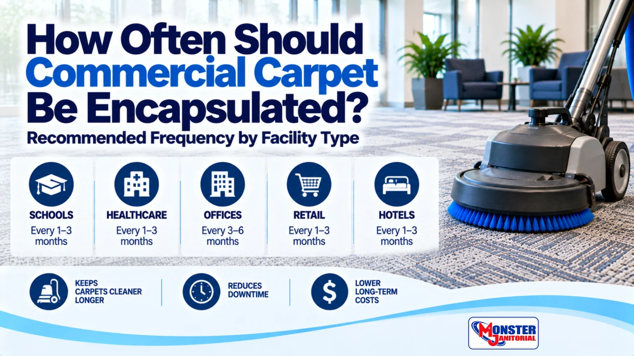 How Often Should Commercial Carpet Be Encapsulated?