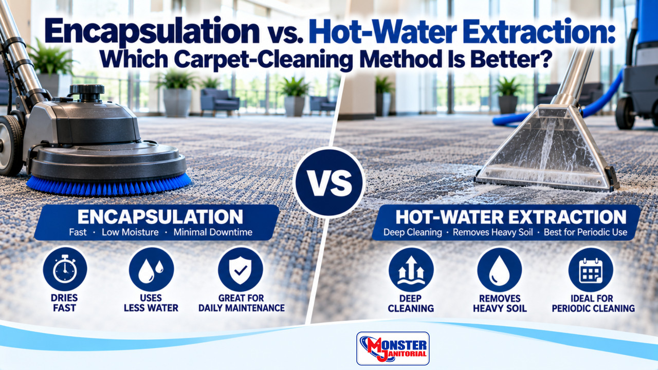 Encapsulation vs. Hot-Water Extraction: Which Carpet-Cleaning Method Is Better?