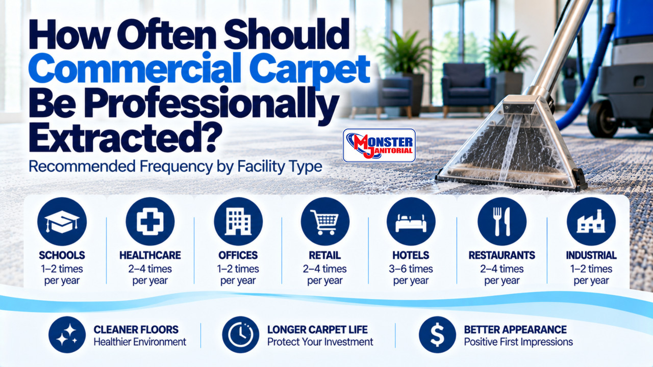 How Often Should Commercial Carpet Be Professionally Extracted?