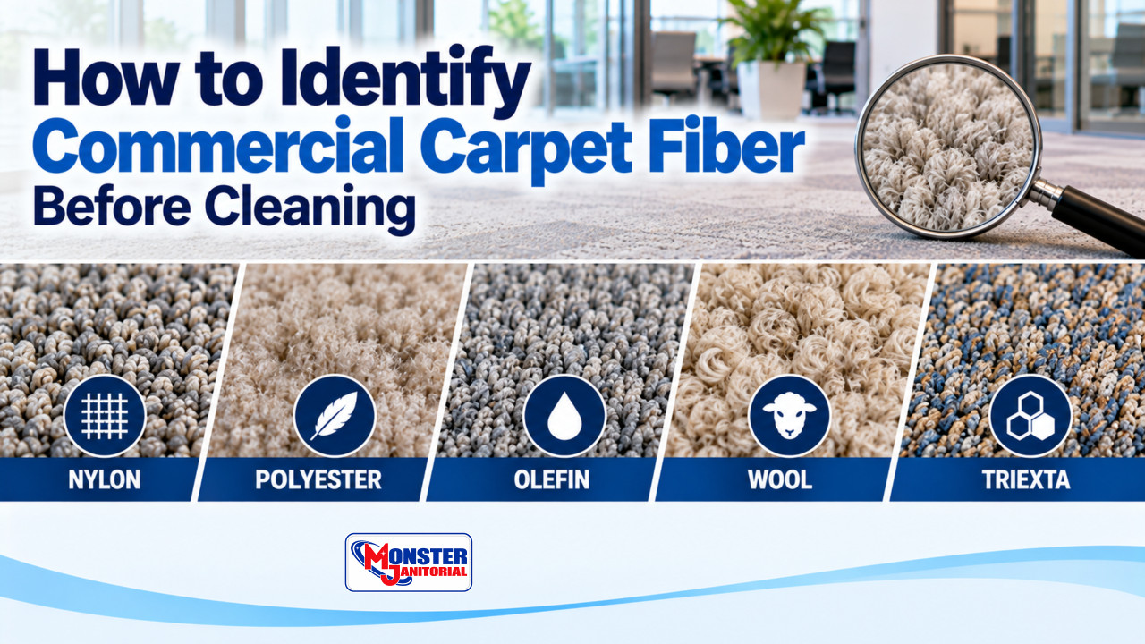 How to Identify Commercial Carpet Fiber Before Cleaning