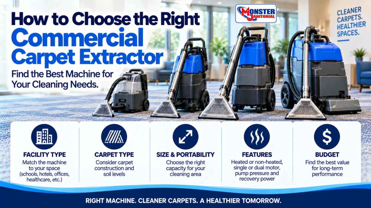 How to Choose the Right Commercial Carpet Extractor