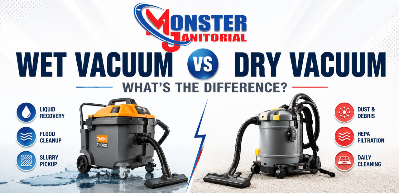 Wet Vacuum vs Dry Vacuum