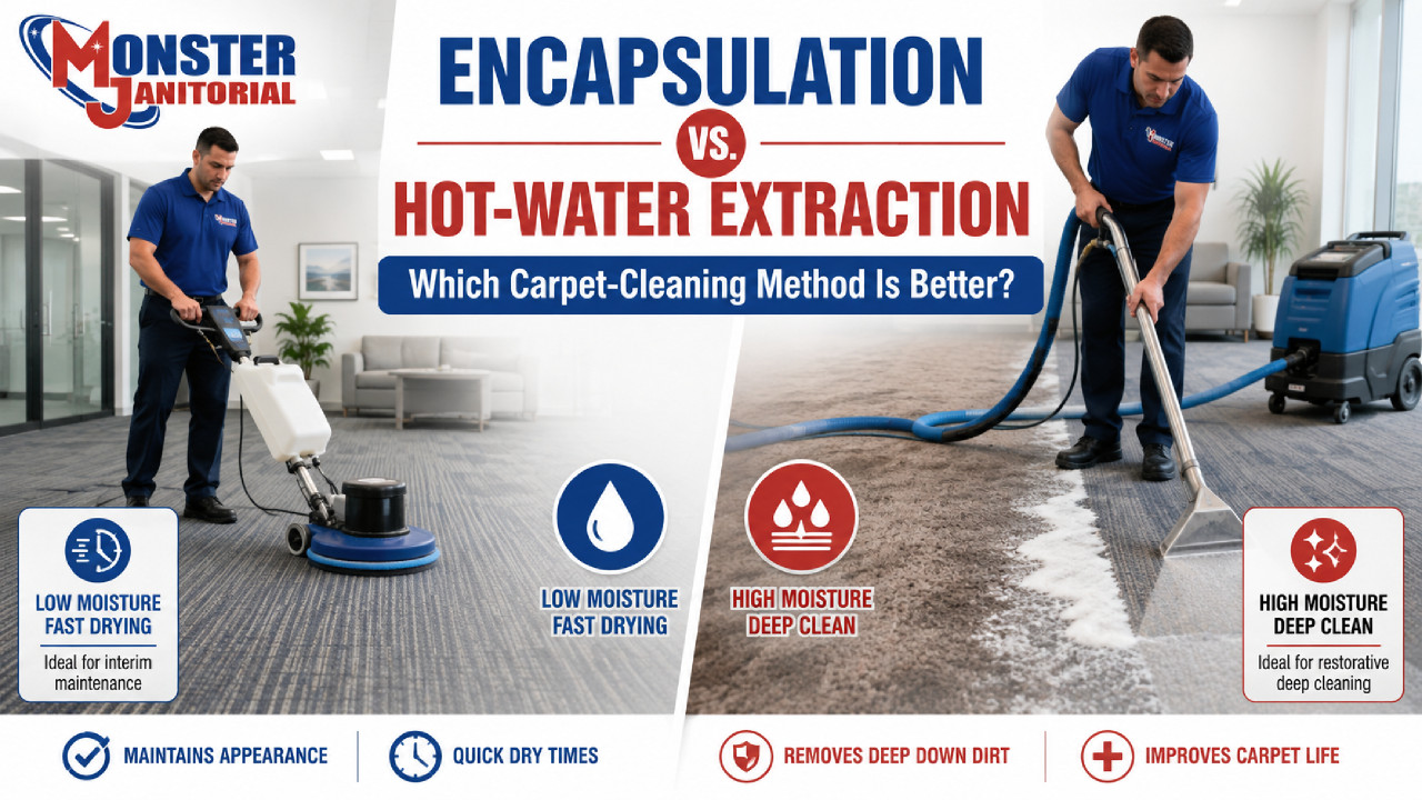 Encapsulation vs. Hot-Water Extraction: Which Carpet-Cleaning Method Is Better?