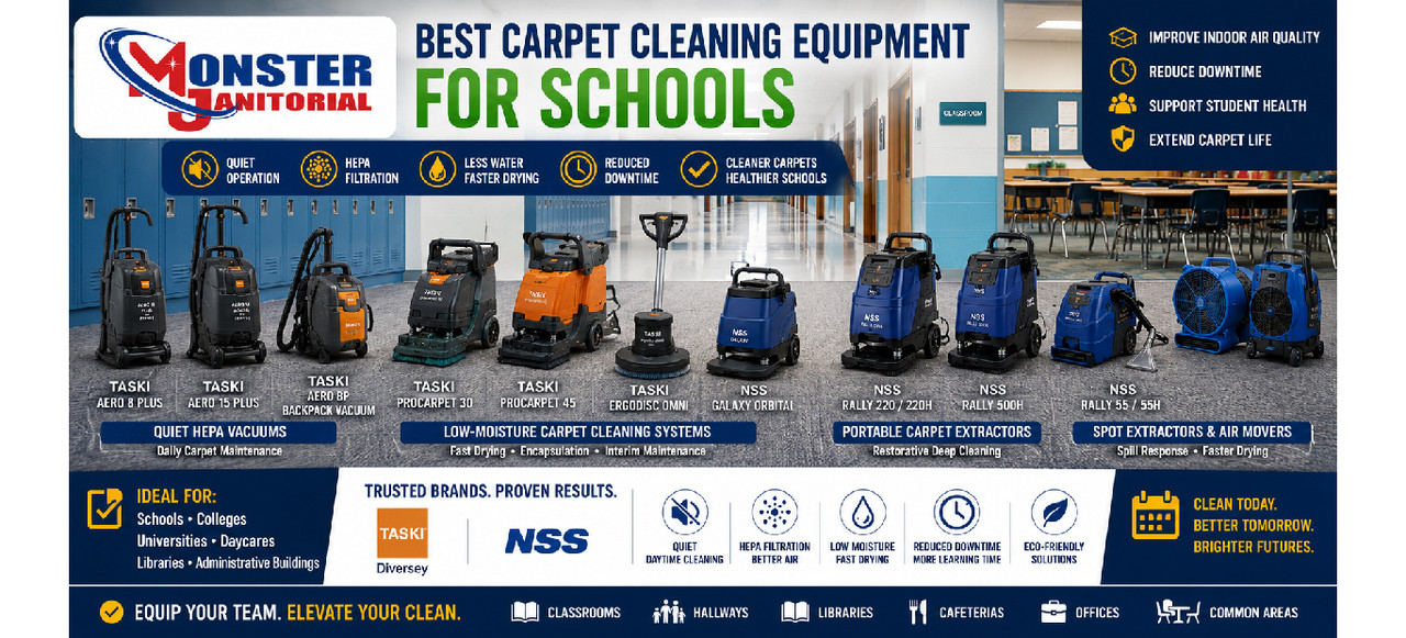 Best Carpet Cleaning Equipment for Schools