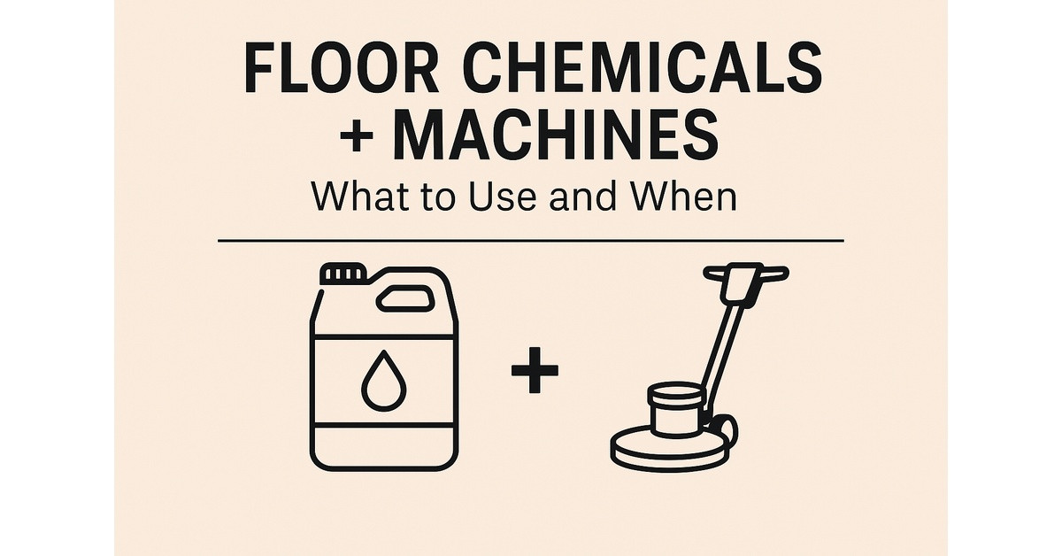 Which Floor Chemicals to Use with Commercial Floor Machines