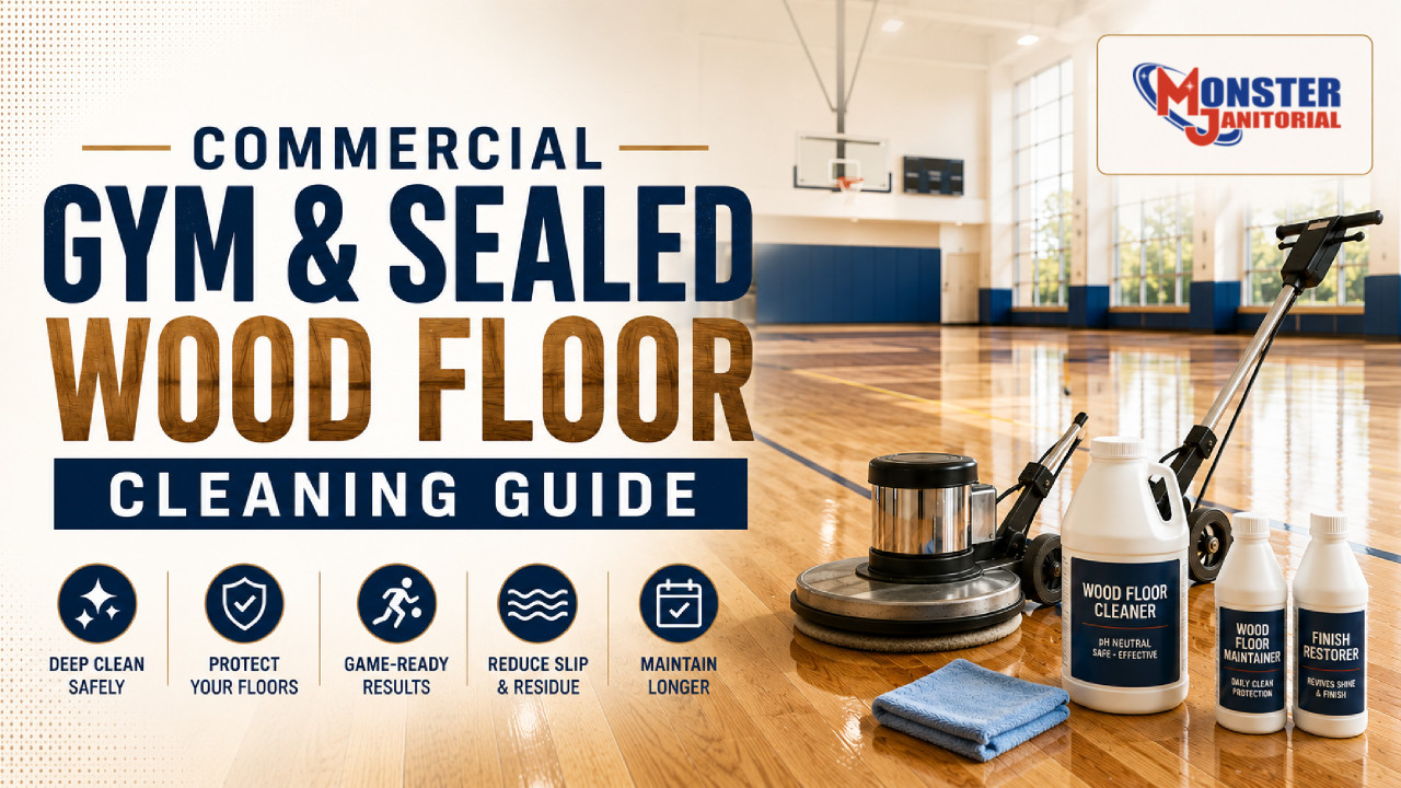 Commercial Gym & Sealed Wood Floor Cleaning Guide