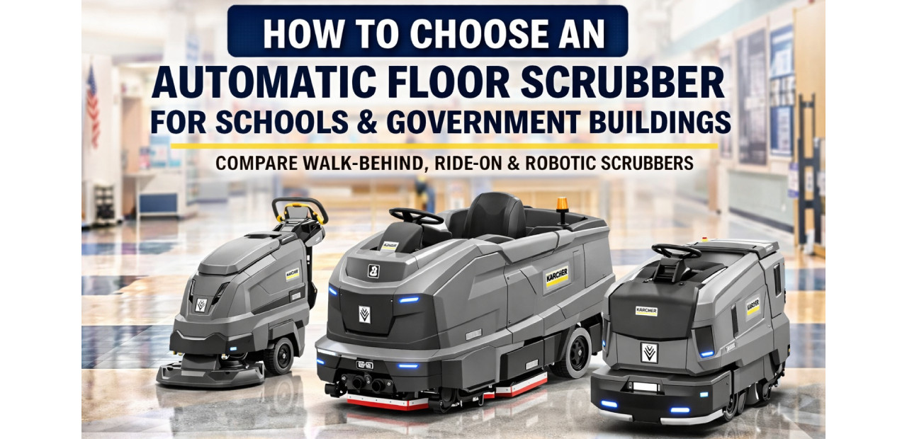 How to Choose an Automatic Floor Scrubber for Schools and Government Buildings