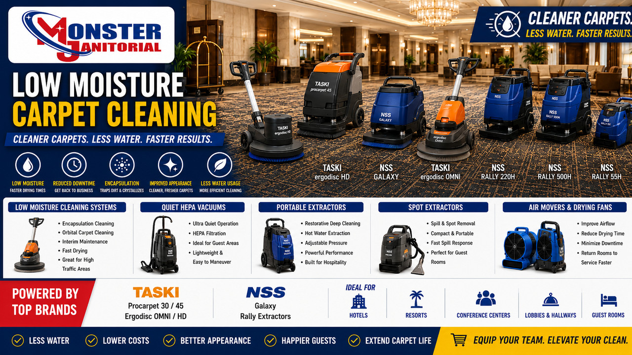 Low Moisture Carpet Cleaning Explained
