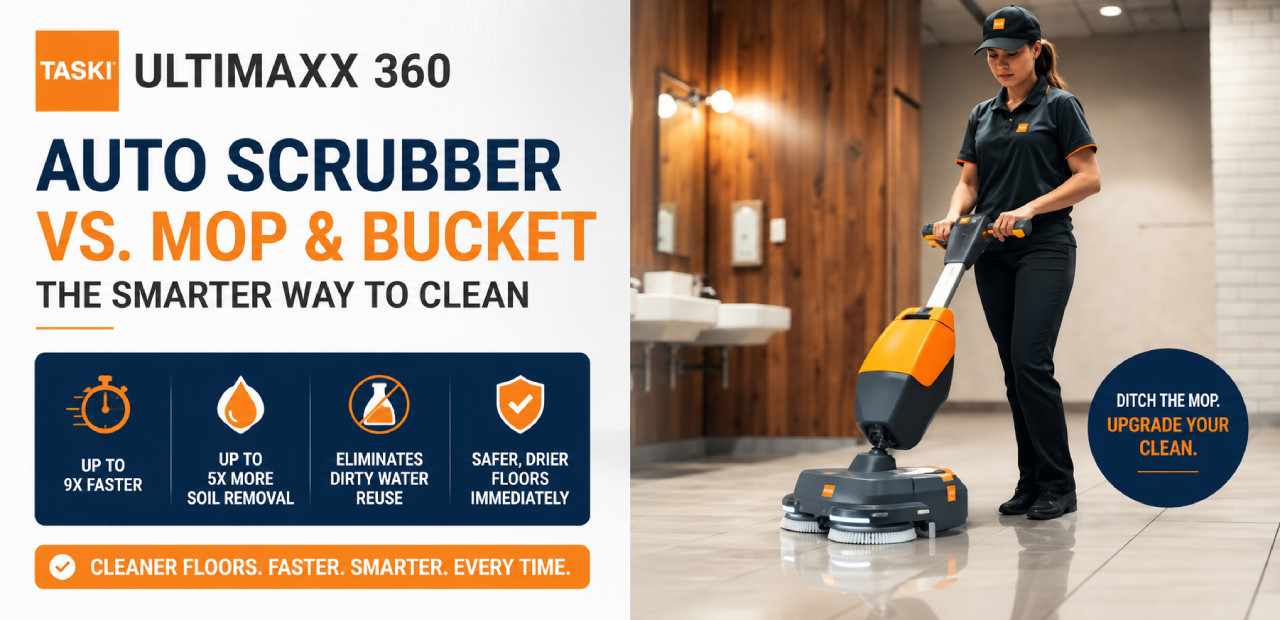 Mop vs Auto Scrubber: Which Is Better for Commercial Cleaning?