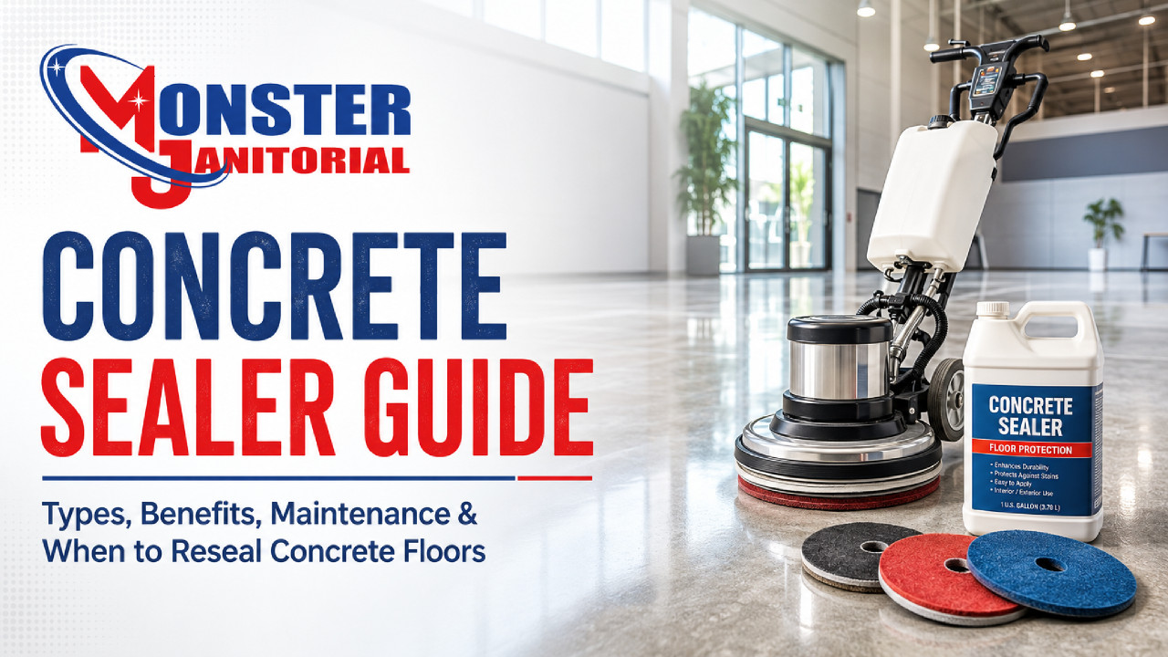 Concrete Sealer Guide: Types, Benefits, Maintenance & When to Reseal Concrete Floors
