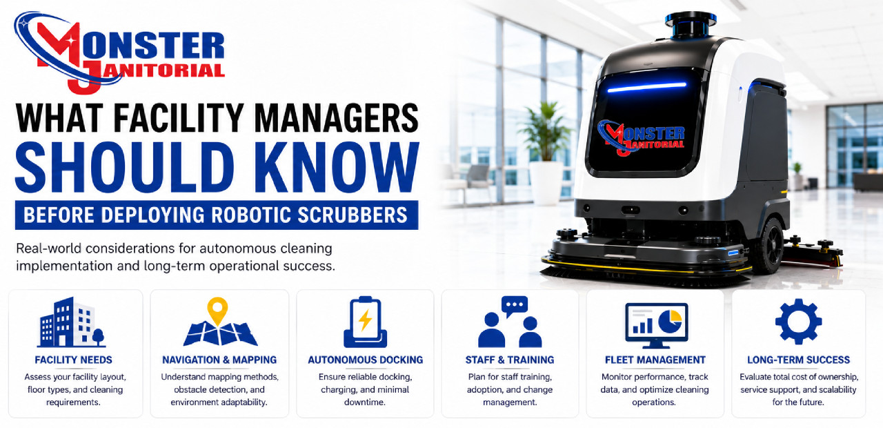 What Facility Managers Should Know Before Deploying Robotic Scrubbers