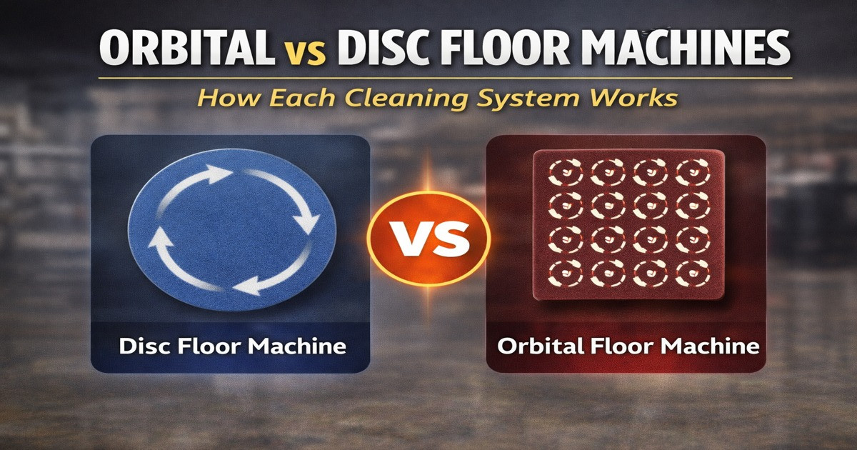 Orbital vs Disc Floor Machines – Which Cleaning System Is Better?