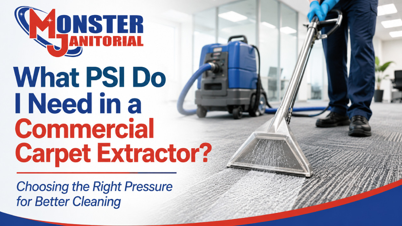 What PSI Do I Need in a Commercial Carpet Extractor?