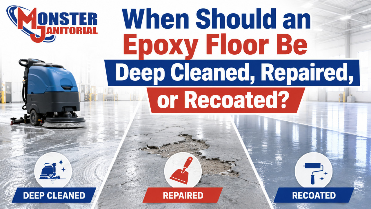 When Should an Epoxy Floor Be Deep Cleaned, Repaired, or Recoated?