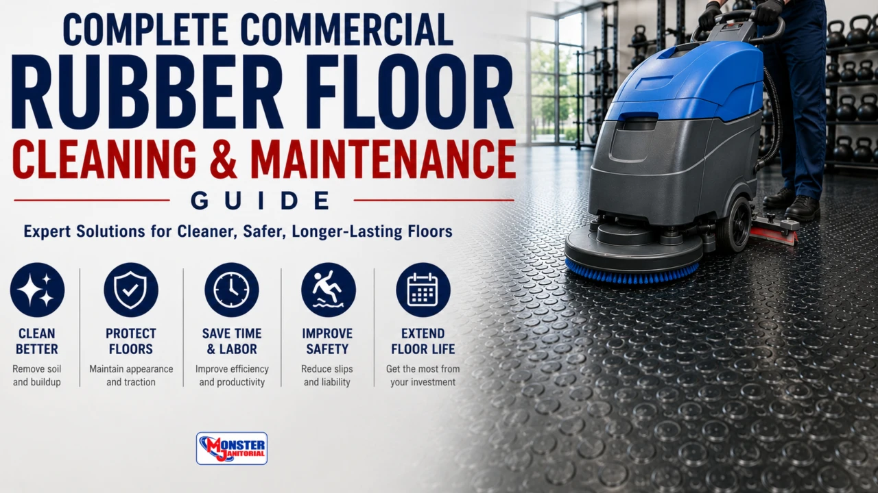 Complete Commercial Rubber Floor Cleaning & Maintenance Guide