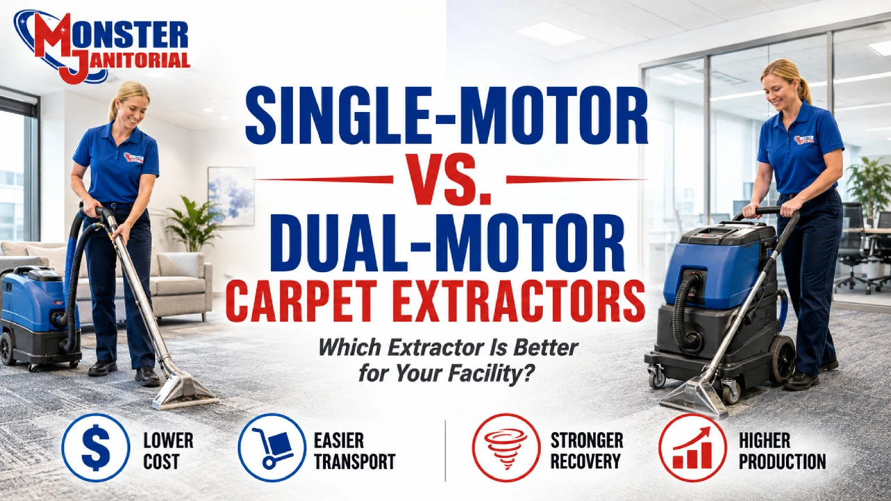 Single-Motor vs. Dual-Motor Carpet Extractors