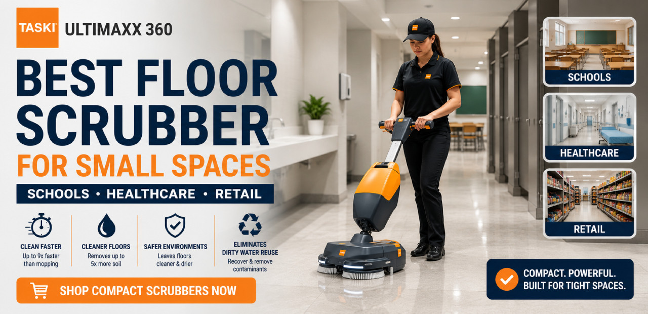 Best Floor Scrubber for Small Spaces (Schools, Healthcare, Retail)