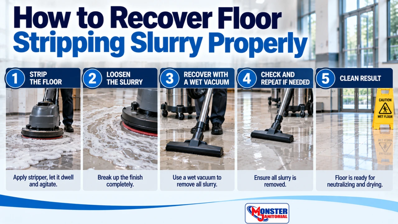 How to Recover Floor Stripping Slurry Properly